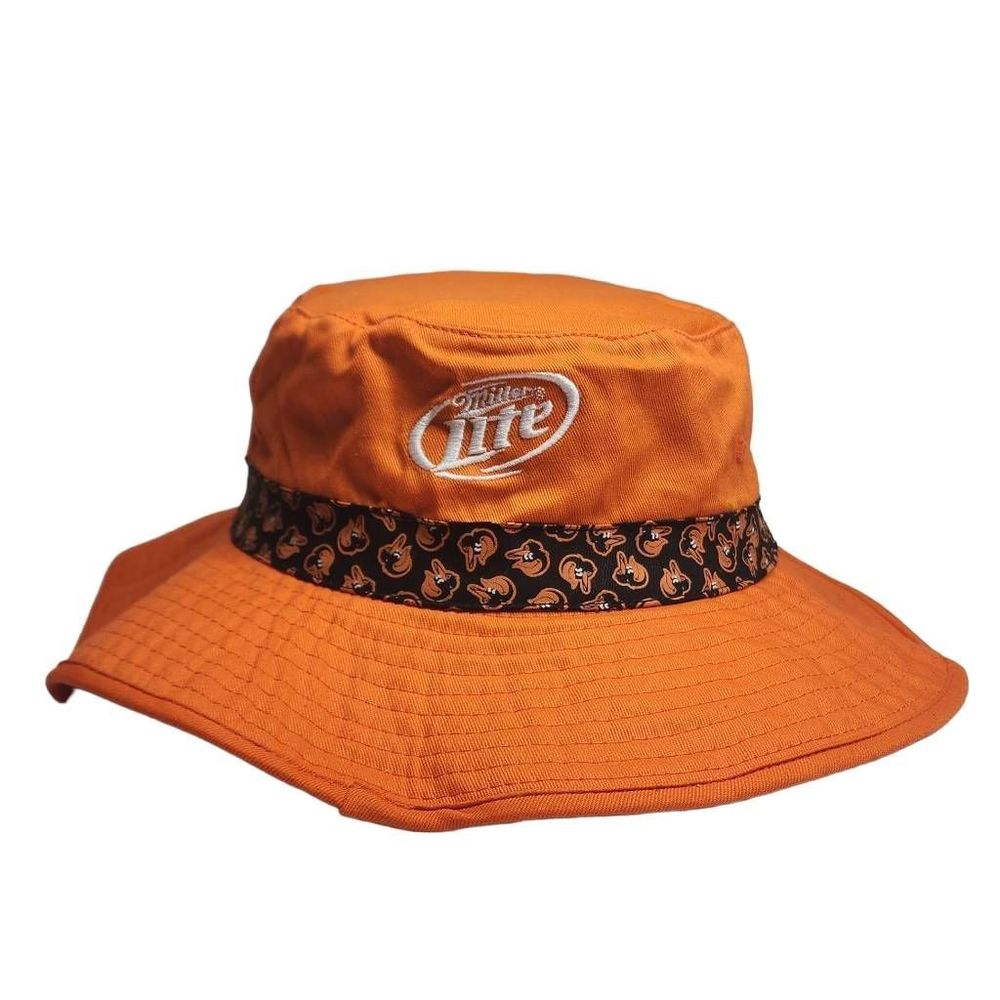 MLB Baltimore Orioles Baseball Stadium Giveaway Unisex Adult Bucket Beach Cap Ha - Picture 1 of 8